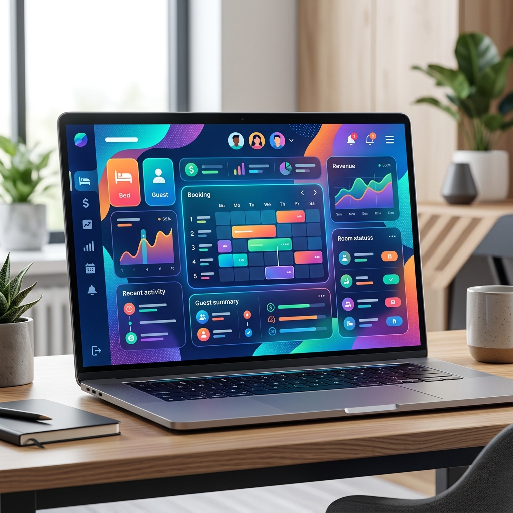 Smartphone displaying a seamless hotel booking interface