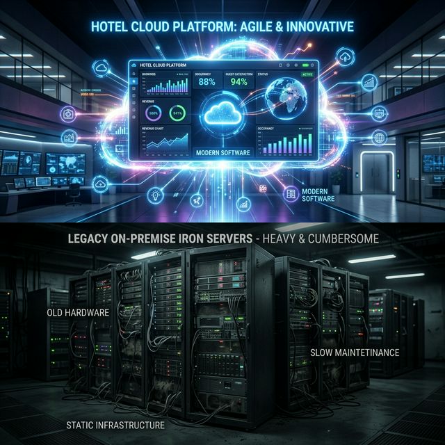 Profit Labs agile SaaS versus IDS Next heavy server racks